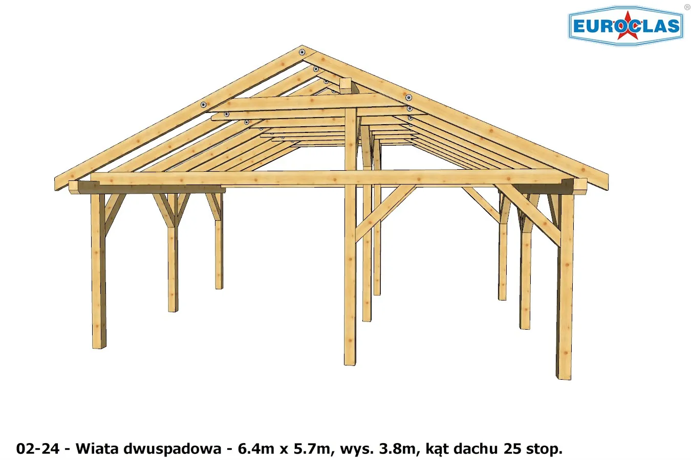 Wiaty i altany dwuspadowe